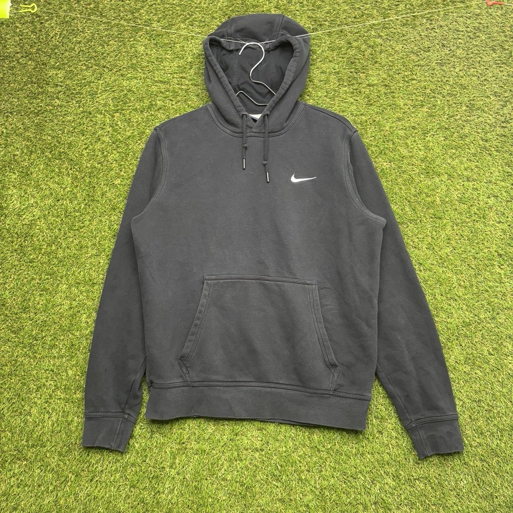 Nike Hoodie Mens Medium Fleece Club Pullover Sweatshirt Sports AOP Swoosh y2k